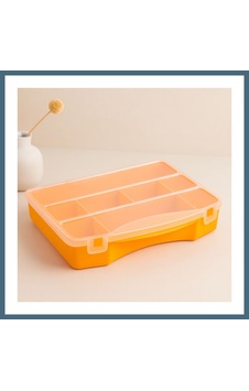 Agc Uygun Sepet 8 Bölmeli Organizer Kutusu 18x13x3.5 Cm Agc Çok Renkli Agc Uygun Sepet 8 Bölmeli Organizer Kutusu 18x13x3.5 Cm Agc Çok Renkli