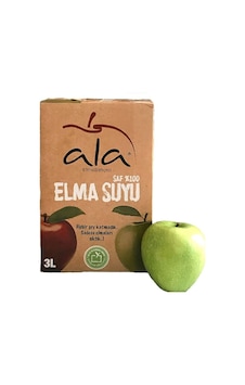 Ala Saf %100 Yeşil Elma Suyu 3 L