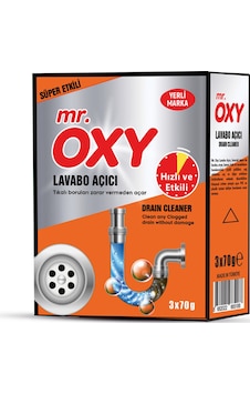 Mr. Oxy Lavabo Açıcı 3 X 70 G Diğer Mr. Oxy Lavabo Açıcı 3 X 70 G Diğer