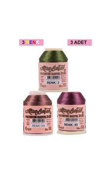 3 Adet Altınbaşak Oya Ve Dantel İpi 20 Gr - Royaleks - No: 144 - 085 - 002 3 Adet Altınbaşak Oya Ve Dantel İpi 20 Gr - Royaleks - No: 144 - 085 - 002