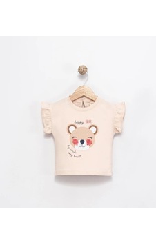 Babydoll T-shirt Divo Somon Pudra Babydoll T-shirt Divo Somon Pudra