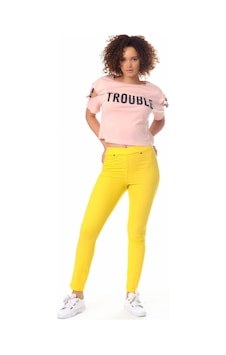 Eren Giyim Dynamic Leggins Dynamic Kadın Renkli Pantolon Tayt-8478 Sarı Eren Giyim Dynamic Leggins Dynamic Kadın Renkli Pantolon Tayt-8478 Sarı