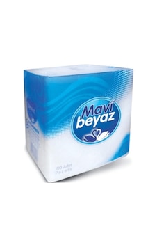 Mavi Beyaz Peçete 100'lü 24 x 25 CM Mavi Beyaz Peçete 100'lü 24 x 25 CM