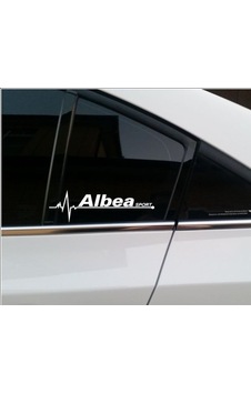 Fiat Albea Napız Kalp Kelebek Cam Için Sticker Yapıştırma Fiat Albea Napız Kalp Kelebek Cam Için Sticker Yapıştırma