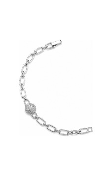 Balenbi Jewelry Gümüş Renk Yıldız Motifli Zirkon Taş Detaylı Oval Zincir Paslanmaz Çelik Kadın Bileklik 1210 Balenbi Jewelry Gümüş Renk Yıldız Motifli Zirkon Taş Detaylı Oval Zincir Paslanmaz Çelik Kadın Bileklik 1210