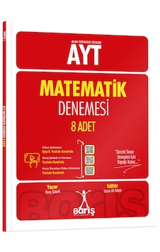 Barış Yayınları AYT Matematik Denemesi 8 Adet Barış Yayınları AYT Matematik Denemesi 8 Adet