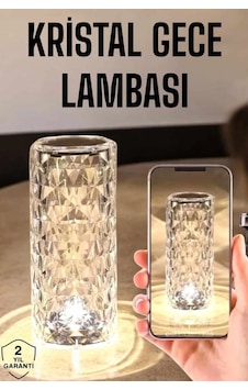 Buğz Kristal Dokunmatik Ve Kumandalı Masa Ve Gece Lambası Diğer