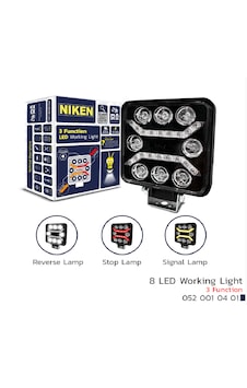 Nıken 8 Led 3 Fonksiyon Çalışma Lambası