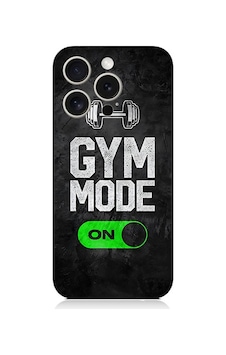 Apple Uyumlu iPhone 15 Pro Max Gym Mode Desenli Silikon Kılıf Silikon Apple Uyumlu iPhone 15 Pro Max Gym Mode Desenli Silikon Kılıf Silikon
