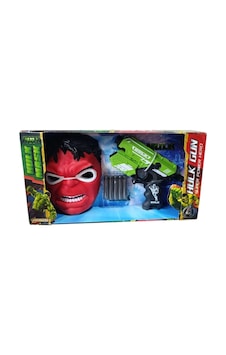 Kids Oyuncak Nerf Silah Ve Hulk Maske 2156-10-kırmızı Kids Oyuncak Nerf Silah Ve Hulk Maske 2156-10-kırmızı