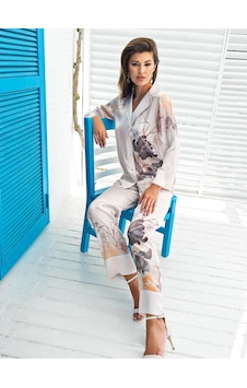 Perin Saten Pijama 2'li Takım - 5201 001