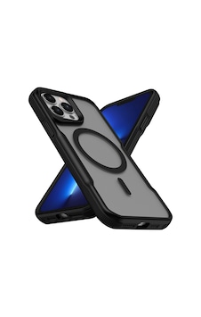Apple Uyumlu iPhone 13 Pro Max Uyumlu Magsafe Şarj Özellikli Renkli Kenar Airbag Şeritli Zore Lamer Kapak-siyah - Apple Uyumlu iPhone 13 Pro Max Uyumlu Magsafe Şarj Özellikli Renkli Kenar Airbag Şeritli Zore Lamer Kapak-siyah -
