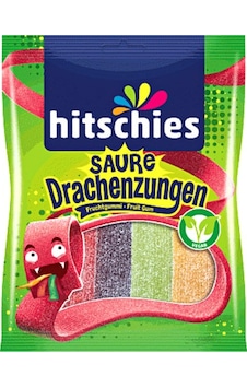 Hitschies Saure Drachenzungen Fruit Gum Vegan 125 g Hitschies Saure Drachenzungen Fruit Gum Vegan 125 g