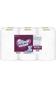 Selpak Pro Extra Sensörlü Havlu 21 Cm 135 M X 6 Adet 7906631 Selpak Pro Extra Sensörlü Havlu 21 Cm 135 M X 6 Adet 7906631