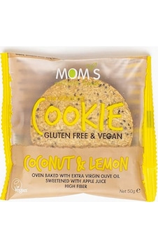 Mom's Natural Foods Natural Foods Lemon & Coconut Cookies