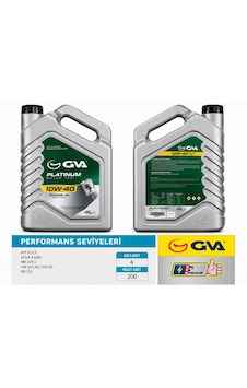 Gva 9921322 Motor Yağı 10w40 4 Lt Platınum Yarı Sentetik Apı Sl/cf Gva 9921322 Motor Yağı 10w40 4 Lt Platınum Yarı Sentetik Apı Sl/cf