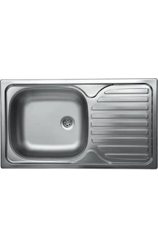 Kromevye Ankastre Eviye Sağ Damlalık 43.5 x 86 4386ANK Kromevye Ankastre Eviye Sağ Damlalık 43.5 x 86 4386ANK