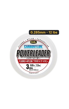 Duel Powerleader Carbonylon 50mt Misina 0.285mm - 12 Lbs Duel Powerleader Carbonylon 50mt Misina 0.285mm - 12 Lbs