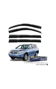 Niken Toyota Highlander 2008- Kromlu Cam Rüzgarlığı 4 Lü