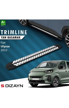 S-dizayn Fiat Ulysse Kısa Şase Trimline Gri Yan Basamak 213 Cm 2022 Üzeri
