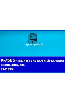 Kapı - 680 - Kilit Karşılığı Ön Sol-arka Sol - Dpmıx-hb - Uno 1989-1995