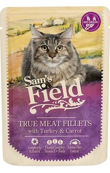Sam's Field Kedi Pouch Hindi Fileto & Havuç 85 G Sam's Field Kedi Pouch Hindi Fileto & Havuç 85 G