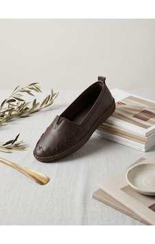 Beren Hakiki Deri Acı Kahve Kadın Babet Ortopedik Taban Düz Motifli Slip-on Comfort Ayakkabı Kahverengi Beren Hakiki Deri Acı Kahve Kadın Babet Ortopedik Taban Düz Motifli Slip-on Comfort Ayakkabı Kahverengi