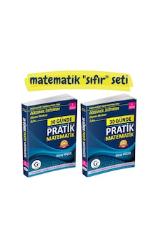 30 Günde Sıfırdan Matematik Seti - 2 Kitap 30 Günde Sıfırdan Matematik Seti - 2 Kitap