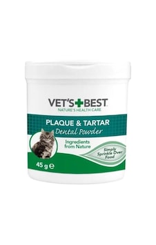 Vets Best Kediler İçin Plak ve Tartar Ağız Bakım Tozu 45 G Vets Best Kediler İçin Plak ve Tartar Ağız Bakım Tozu 45 G