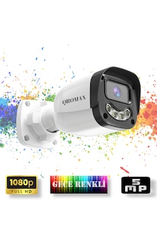 Gece Renkli Fullhd 5mp 4 Ultra Warm Ledli Güvenlik Kamerası Gece Renkli Fullhd 5mp 4 Ultra Warm Ledli Güvenlik Kamerası