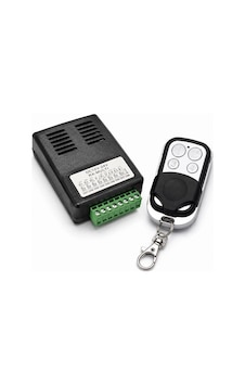 Sanec 12v Giriş 12v Çıkış 4 Kanal Plastik Kutulu + 1 Adet 433 Mhz Rf Uzaktan Kumanda