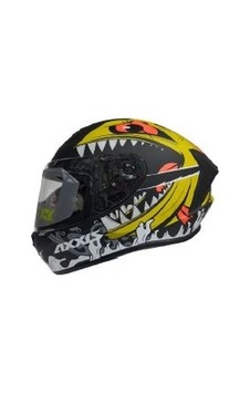 Axxis Draken Viperfish Kapalı Motosiklet Kaskı Siyah Turuncu