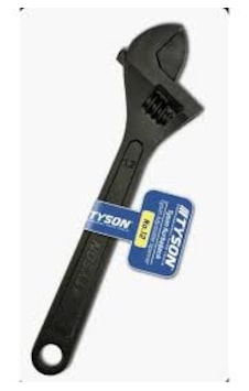 Tyson Profesyonel Kurbağacık Anahtar No.10 10 Inç / 250mm - Ayarlı Ingiliz Anahtarı