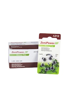 Zenipower A312 1.45 V İşitme Cihazı Pili 6 x 5'li Zenipower A312 1.45 V İşitme Cihazı Pili 6 x 5'li
