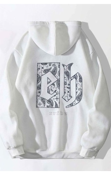 Altamira Unisex Beyaz Eh Sırt Baskılı Oversize Kapşonlu Sweatshirt 001 Altamira Unisex Beyaz Eh Sırt Baskılı Oversize Kapşonlu Sweatshirt 001