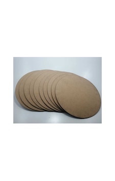 3mm 22 Cm Yuvarlak Supla 3 Adet Ham Mdf Ham Mdf