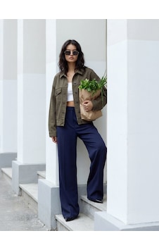LTB Celıa L Oversize Gömlek Yaka Mid Indigo Jean Ceket Mavi LTB Celıa L Oversize Gömlek Yaka Mid Indigo Jean Ceket Mavi
