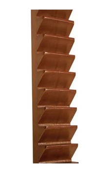 Duvara Monte 130x7 Cm Ahşap Parmak Merdiveni