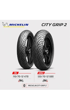 Michelin City Grip 2 110/70-12 47s - 120/70-12 58s Ön Arka Motosiklet Lastik Takımı Michelin City Grip 2 110/70-12 47s - 120/70-12 58s Ön Arka Motosiklet Lastik Takımı