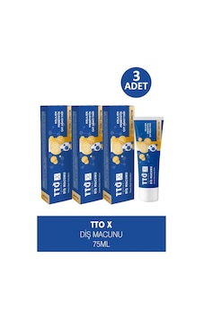 Tto X Probiyotik Diş Macunu 75 Ml 3 Adet Tto X Probiyotik Diş Macunu 75 Ml 3 Adet