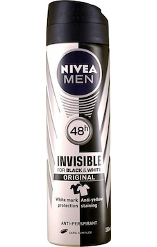 Nivea Men Invisible Black&White Original Erkek Sprey Deodorant 150 ML