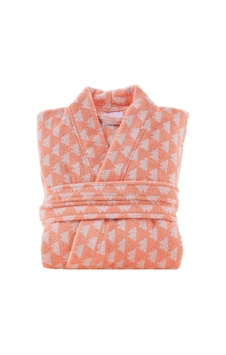 Doqu Home Jungle Muse Piramid Bornoz S/m - 110 Cm - Mercan Pembe Doqu Home Jungle Muse Piramid Bornoz S/m - 110 Cm - Mercan Pembe