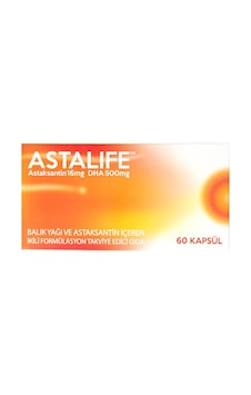 Astalife Astaksantin 16 Mg Dha 500 Mg 60 Kapsül