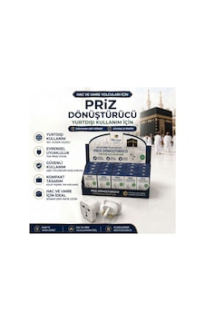 Suudi Arabistan Mekke - Medine Hac Ve Umre Prizi G Tipi Fiş Dönüştürücü Suudi Arabistan Mekke - Medine Hac Ve Umre Prizi G Tipi Fiş Dönüştürücü