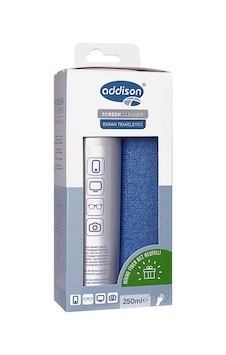 Addıson 300871, Ekran Temizleyici Sprey 250ml. Microfiber Bez İle Birlikte