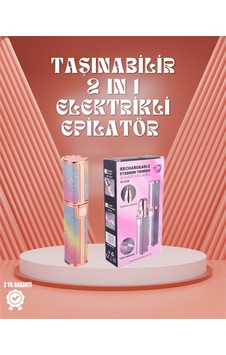 Paslanmaz Çelik Bıçaklı Usb Epilatör Kaş, Üst Dudak Ve Çene Tüy Paslanmaz Çelik Bıçaklı Usb Epilatör Kaş, Üst Dudak Ve Çene Tüy