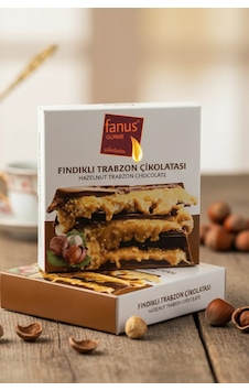 Fanus Trabzon Çikolata Fındıklı 100g
