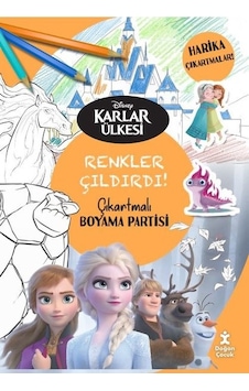 Disney Karlar Ülkesi Renkler Çıldırdı! Çıkartmalı Boyama Partisi- Doğan Çocuk