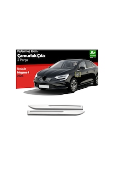 S-Dizayn  Renault Megane Uyumlu 4 Krom Çamurluk Sinyal Çıtası 2 Parça. 2020 Üzeri