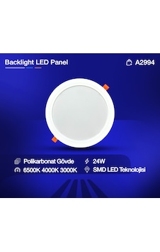 24w Sıva Altı Led Panel Armatür Spot İç Çap 20 Cm Beyaz Ve Siyah Kasa Beyaz Gövde, Gün Işığı 3000k 24w Sıva Altı Led Panel Armatür Spot İç Çap 20 Cm Beyaz Ve Siyah Kasa Beyaz Gövde, Gün Işığı 3000k
